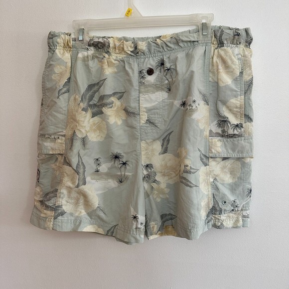 Tommy Bahama Men's Swim Trunks Lined Size Large Tropical Floral - Picture 2 of 13